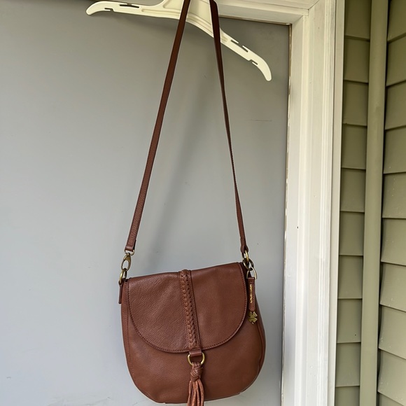 Lucky Brand Handbags - Lucky Brand brown leather crossbody bag
